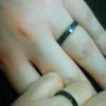 ブラックのオリジナル結婚指輪