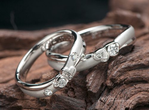四つ葉のクローバー結婚指輪