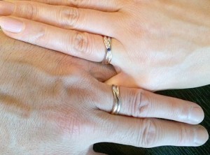 結婚指輪,オーダーメイド,2連タイプ