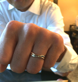 コンビリング 結婚指輪 オーダーメイド