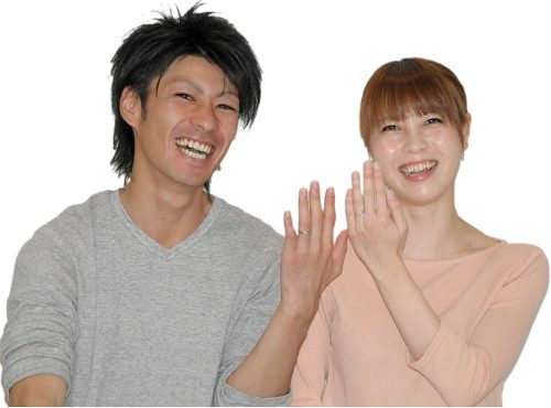 肉球を入れた結婚指輪のオーダーメイド