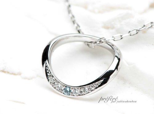ママの結婚指輪と同じデザインのベビーリング