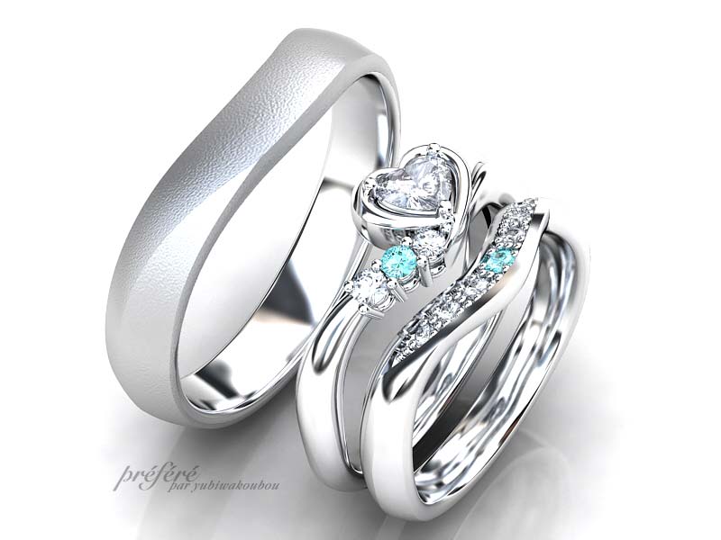 婚約指輪,結婚指輪,セットリング オーダー
