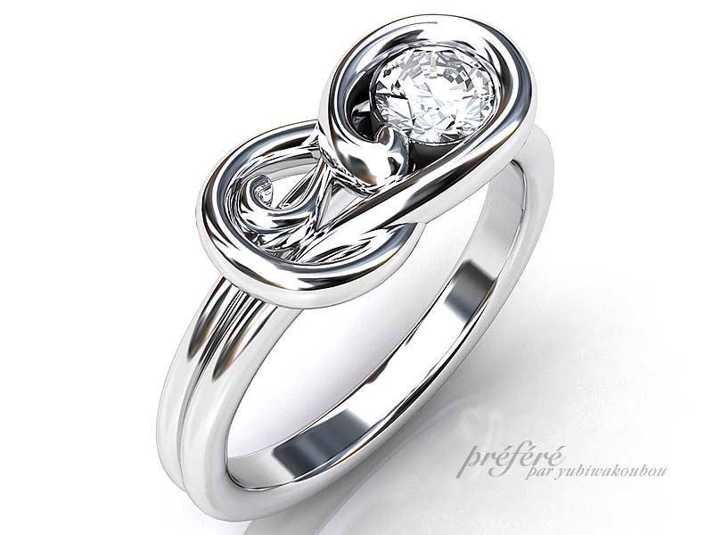 婚約指輪はオーダーメイドで個性溢れるデザインでお創りしてゆきます。