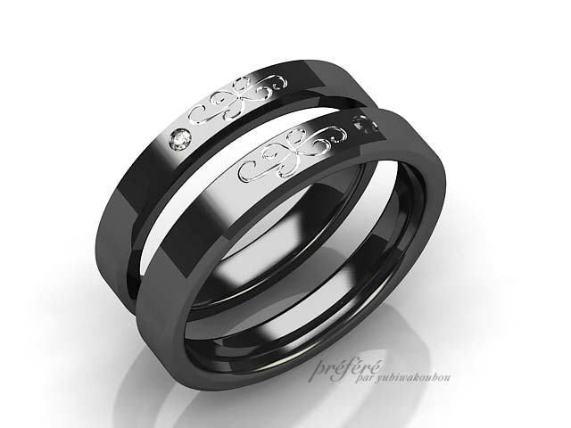 ご結婚１０年目にお創りする２本目のスイートなペアリング しあわせ指輪1000の想い
