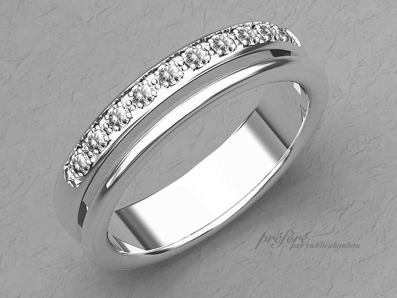 10年目のダイヤリングはドラマの中で見た指輪のデザイン Cg
