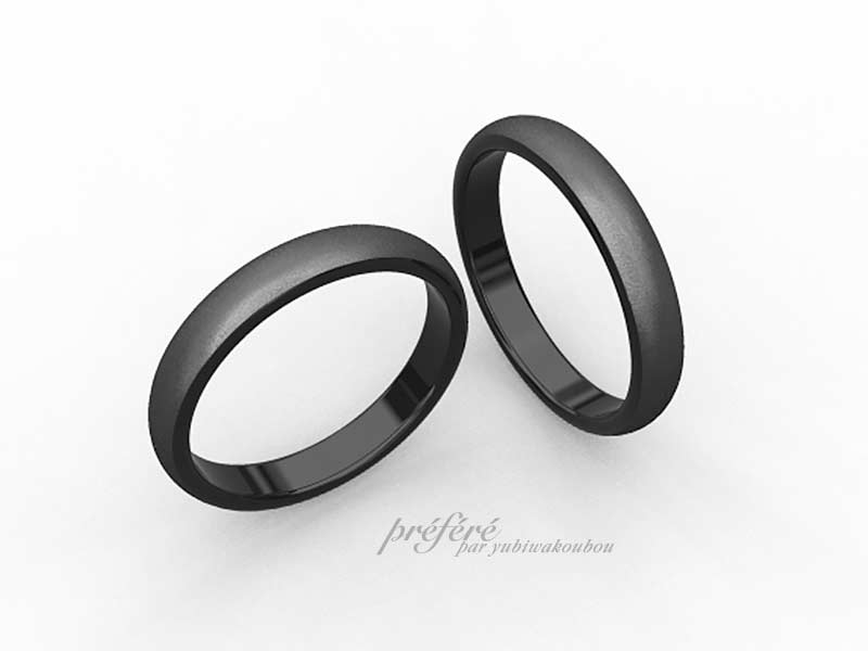 マリッジリング（結婚指輪）はオーダーでブラックリングでお創りします