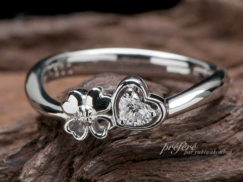 プロポーズの婚約指輪はハサミとバスケットボールのデザインでオーダーメイド