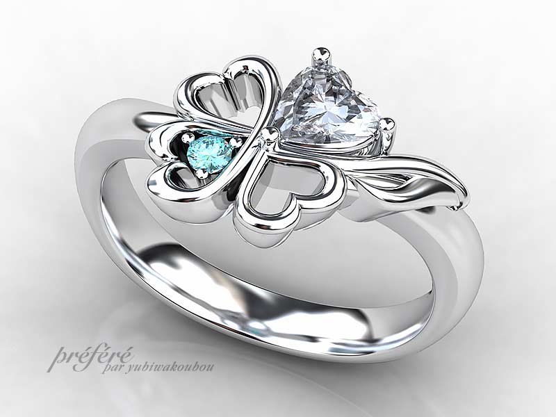 オーダーメイドの婚約指輪は「幸せになろうね」のモチーフを入れてプロポーズ
