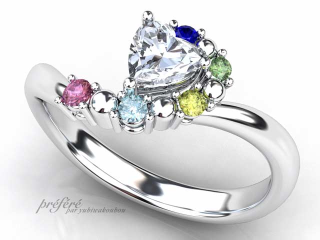 オーダーメイドの婚約指輪は、二人の思い出の花火をモチーフにサプライズプレゼント CG