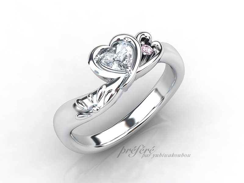 プロポーズリングの婚約指輪は二人の想い出の花火をモチーフにオーダーメイド