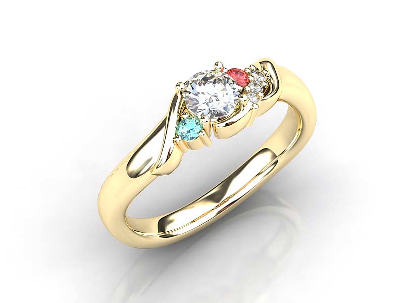 プロポーズリングをプレゼントする婚約指輪は音符モチーフでオーダーメイド