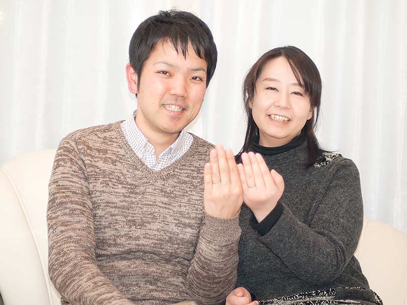 四つ葉のクローバーが現れる結婚指輪をオーダーメイド