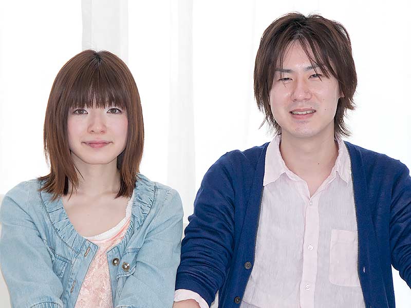 流れ星デザインの婚約指輪を製作されたお客様