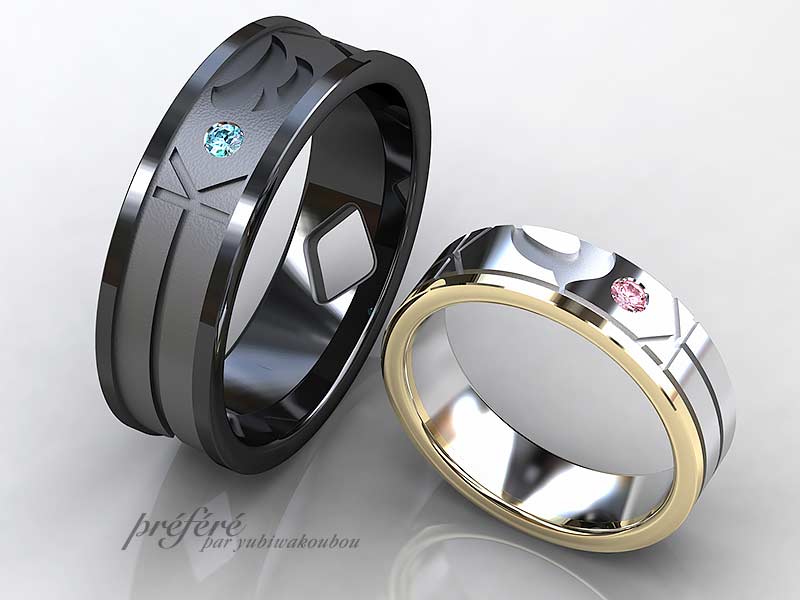 結婚指輪は二人の想いを尊重し合うデザインでオーダーメイド