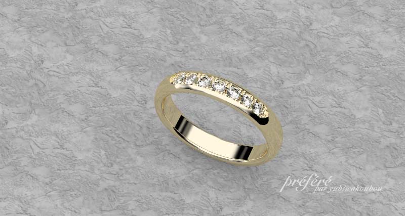 結婚25年目にお創りするオーダーのマリッジリング