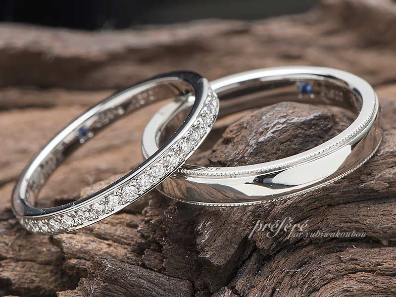 ダイヤモンド・エタニティリングの結婚指輪