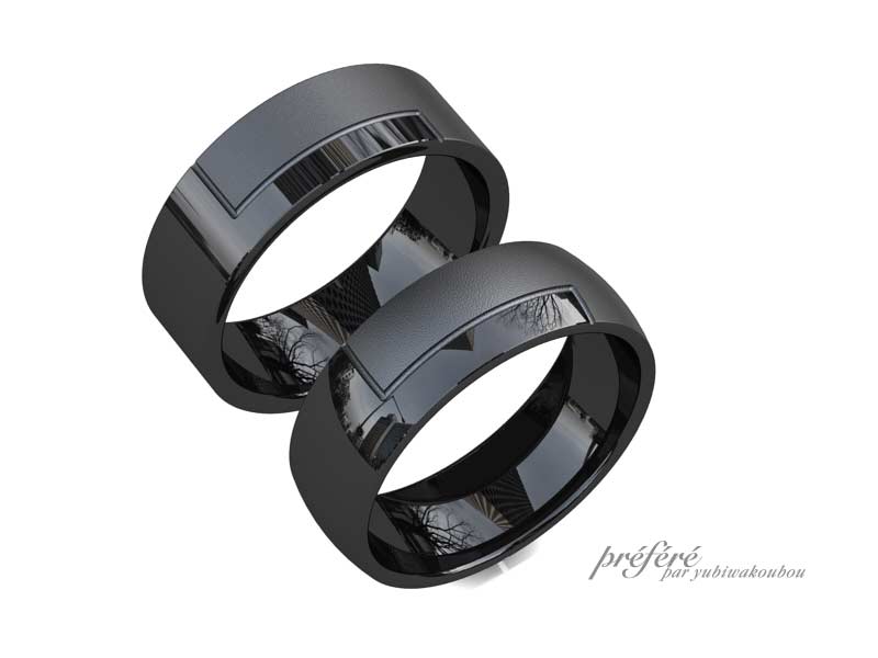 ブラックリングの結婚指輪