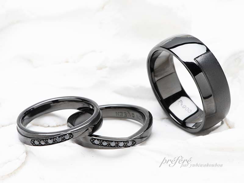 ブラックリングの結婚指輪