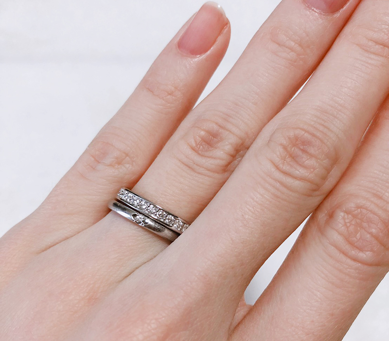 結婚指輪とエタニティリング