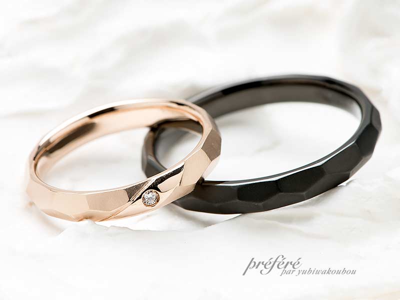 ペア25~30万円のフルオーダー結婚指輪