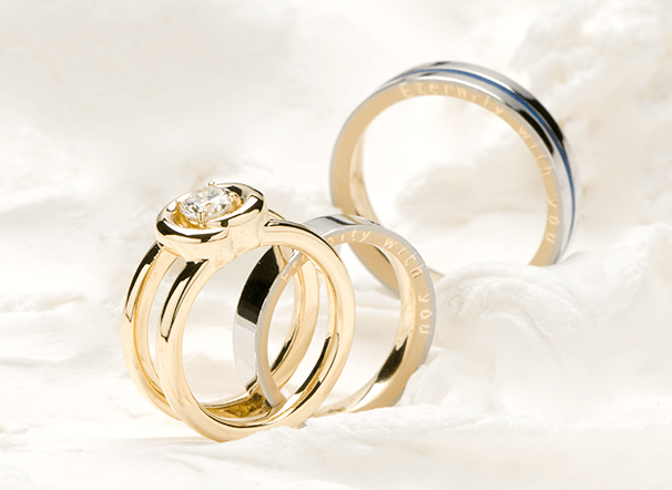 婚約指輪にはめ込む結婚指輪