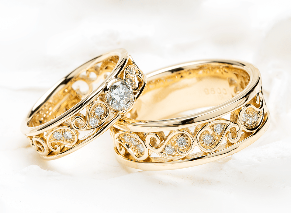 結婚10周年に贈る指輪 スイートテンリング のオーダーメイド 全国7000組の実績 しあわせ指輪工房