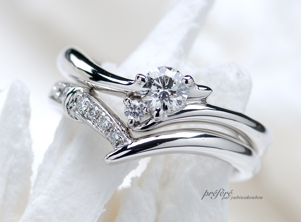 セットリング 結婚指輪オーダー,婚約指輪オーダー 結婚指輪オーダー
