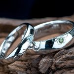 しあわせ四つ葉のオーダーメイド結婚指輪は婚約指輪とセットリング