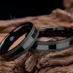 シンプルデザインの結婚指輪をブラックリングでオーダーメイド