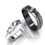 結婚指輪はブラックリングのナウシカデザインでオーダー