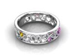 結婚１０年目に贈る結婚記念指輪は家族のイニシャルをデザイン