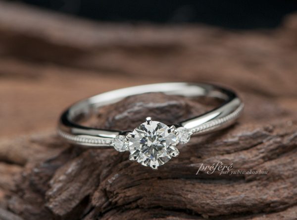 ダイヤのペンダントをオリジナル婚約指輪にリメイク