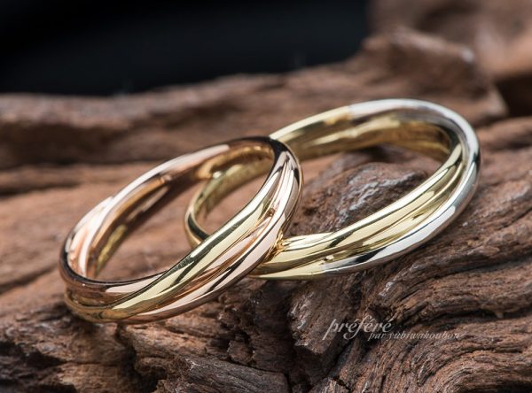 コンビ素材の結婚指輪