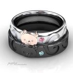 くまモチーフの結婚指輪オーダー