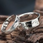 バイクと雪の結晶デザインの結婚指輪はオーダーメイド