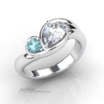 オーダー婚約指輪はペアシェイプのダイヤに想いを込めてプロポーズ