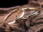 メビウスデザインでお創りしたカラーゴールドの結婚指輪